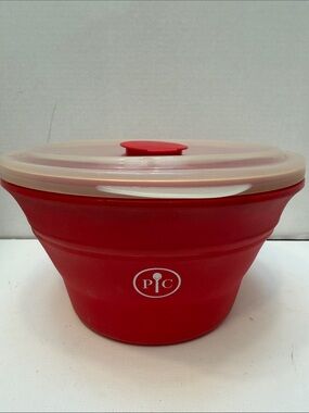 Pampered Chef Family popcorn Collapsible Bowl